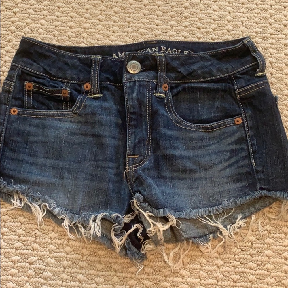 Denim shorts